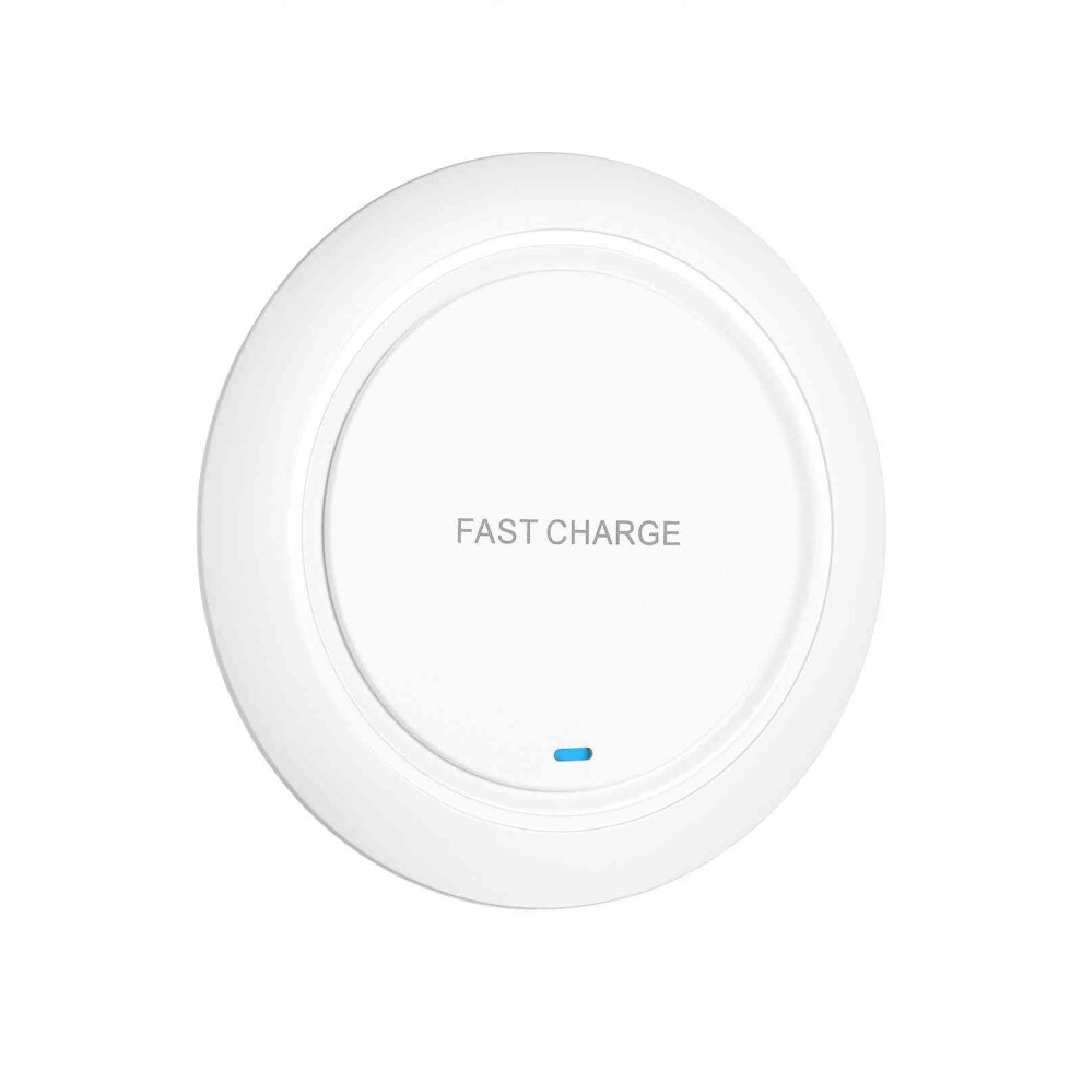 15W Fast Wireless Charger Pad For Samsung Galaxy S6 Edge, Slim Design With NonâSlip Base White 9092120094558