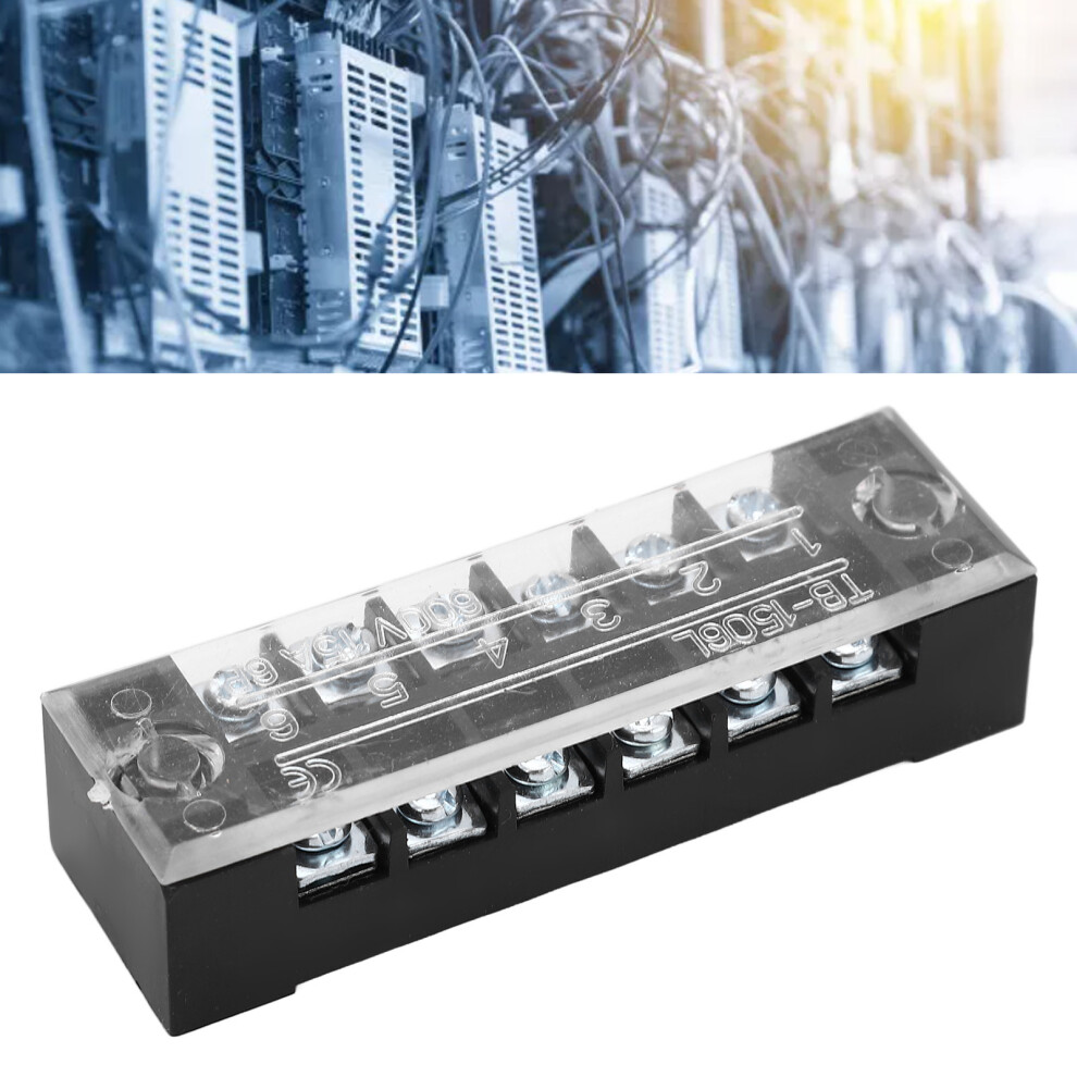 5Pcs Terminal Block Barrier Strip 15A 600V Dual Row M3 Screws 3791389732961