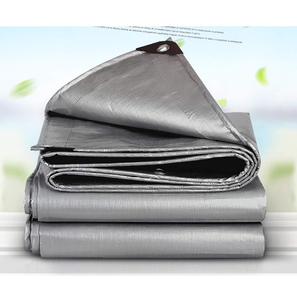 Waterproof Canvas Tarp 5X8m Heavy Duty With Reinforced Metal Grommets For Camping Truck Outdoor Use 9053599731658