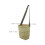 Bamboo Weaving Storage Basket with Shoulder Strap Multipurpose 3