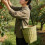 Bamboo Weaving Storage Basket with Shoulder Strap Multipurpose 5