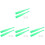 4Sets Sturdy Plastic Baseball Bat Ball Set for Kids Outdoor Activity 4