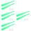 4Sets Sturdy Plastic Baseball Bat Ball Set for Kids Outdoor Activity 8