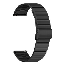 Stainless Steel Quick Release Adjustable Replacement Watch Band Strap Black for Garmin D2 Air X10