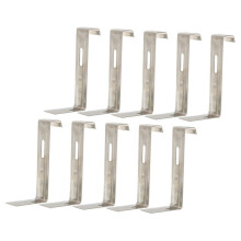 Roof Tile Clips with Nonskid Grip, Reusable Durable Iron Roof Clamp for Easy Tile Replacement