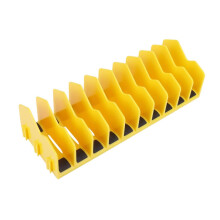 Pliers Organizer Rack with Non Slip Rubber Base for Wrenches Cutters, Bright Yellow Garage Holder