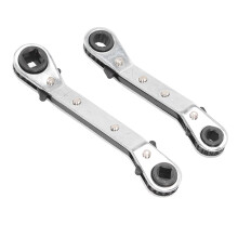 Edelstahl-HVAC-Service-Schlüssel 3/8-1/4 Zoll & 5/16-1/4 Zoll Ratsche