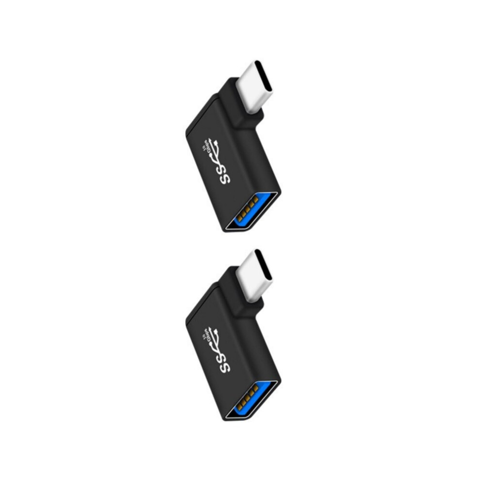Usb C To Usb 3.0 Adapter 2 Pack, Speed 90 Rightangle Otg Converter For Fast Data Transfer 9169991618807