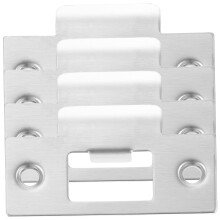 4pcs Stainless Steel Deadbolt Strike Plate Set for Home Security TShaped Door Hardware