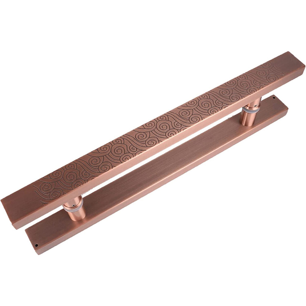 Modern Door Handle 80Cm Durable Steel Double Sided Pull For Glass And Barn Doors 9053599733119