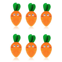 Cane Squeaky Carota Giocattoli per Cani Peluche Ripiene Morbidi Giocattoli da Masticare Articoli per Animali Interattivi per le Cure Dentistiche Dei