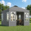 Outsunny Carpa Plegable Gris 293 x 293 x 272 cm 2