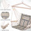 Outsunny Silla Colgante Multicolor 100 x 106 cm 4
