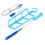 Hydration Bladder Cleaning Kit with 4 Brushes and Drying Rack for Hiking and Camping 1