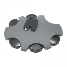 Hearing Aid Wax Guard Filter Replacement with Earwax Blocking and Ventilation Design, Gray