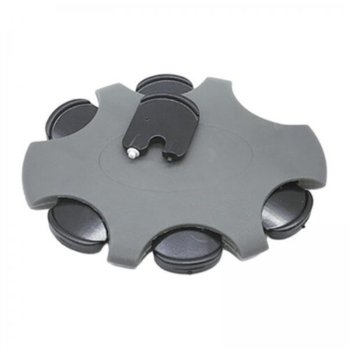 Hearing Aid Wax Guard Filter Replacement with Earwax Blocking and Ventilation Design, Gray