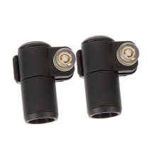 2pcs Trekking Pole External Lock Rubber Clip for Walking Sticks, Durable and Easy to Install