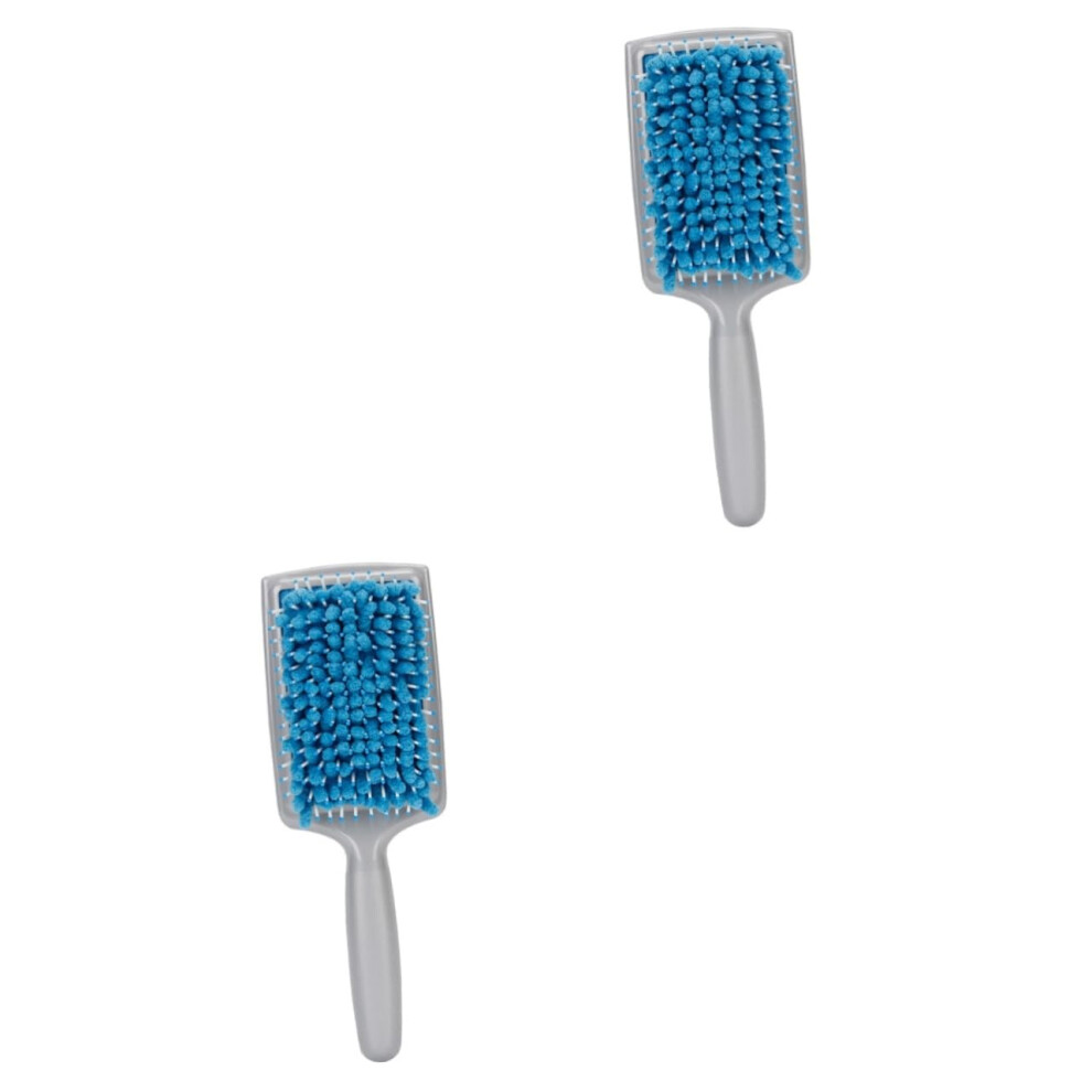 2pcs Fast Drying Hair Brush Set with Gentle Detangling for Wet and Fine Hair, Ergonomic Grip