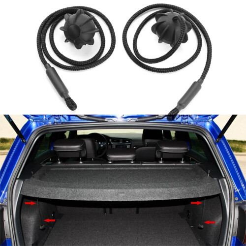 Car Trunk Organizer Strap Elastic Durable Parcel Shelf String Cord for Lada Kalina Priora Rear 2