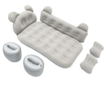 Car Air Mattress for MercedesBenz VClass V250 V300, Inflatable Car Bed with Fast Inflation and Soft Flocked Surface, Grey