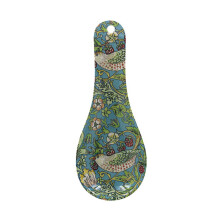 Spoon Rest Melamine W. Morris Strawberry Thief Utensil Spatula Holder Ladle Rest
