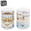 Ceramic Salt & Pepper Harbour Town Coastal Art Theme Tableware Kitchen Accessory 1