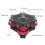2X Tripod Leveling Base Leveler Adjusting Base Panning Level Plate DSLR Camera Adjustment Table Base 3