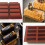 Chocolate Bar Mold Silicone Rectangular Mold Homemade Snack Chocolate Bar 12 Grid Butter Mold 3