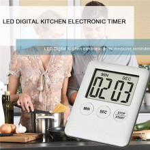 2X LED Digitale Keuken Elektronische Timer Countdown Medicatie Herinnering Keuken Timer Draagbaar