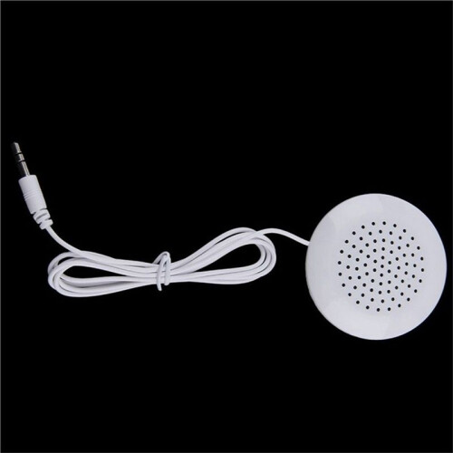 4X  White 3 5mm Pillow Speaker for   CD Radio MP3 Player GL