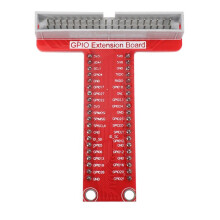 4X RPi GPIO Breakout Expansion Board + Assembled T Type GPIO Adapter 20cm FC40 40pin Flat Ribbon Cable for Raspberry Pi