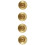 Electric Guitar Control Speed Knobs for   LP Knob Parts Replacement Gold 16 Pcs 8