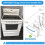 Poignée de Porte de Four de Rechange Compatible 316443601 avec Vis 2