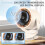 Dual-Breaking Wind Desktop Multi-Function Clip USB Charging Multi-Angle Adjustable Circulation Electric Fan B 7