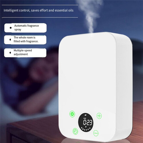Waterless Oil Diffuser-Pure Essential Oil Diffuser with App Control Coverage for Aromatherapy in Home/Office EU Plug 2