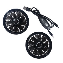 Ventilatore per Aria Condizionata Mobile con Motore Brushless USB, Raffreddamento Estivo, Ventilazione Esterna, Ventilatore Portatile