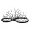 5X 3D Printer Pen Filament 1.75mm PLA 10m(Black PLA) 4