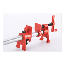 3/4 Inch Pipe Screw Clamps Pipe Screw Clamps Wooden Clamp Set Quick Release Pipe Clamps Metal Clamps Pipe Red