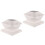 Solar Post Cap Lights Outdoor - 4 Pack 2 Modes Solar Deck Fence Lights, IP65 Waterproof Solar Powered Light Posts White 2