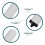 2X Multifuntional Pitcher Purifier Elements Candle Tool Pur Filter Sturdy Ceramic Filter Elements Inch Replacement 6