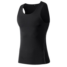 (S) Men\'s Quick-Dry Elastic Sports Vest
