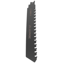 4X Reciprocating Saw Blade Carbide Tungsten Carbide for Cutting Porous Concrete, Fibre Cement, Brick 240mm/9.45inch