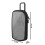 MP3/MP4 Portable Storage Bag with Buckle Dustproof with Convenient Clear Window for Direct Operation Black 5