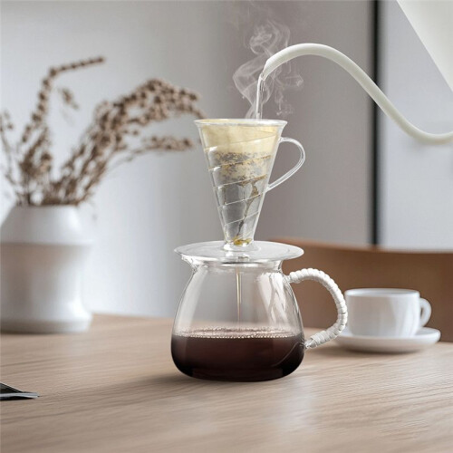 Filter Cup Coffee Filter Home Office Spiral Hand Brewed Coffee Filter Cup A 1
