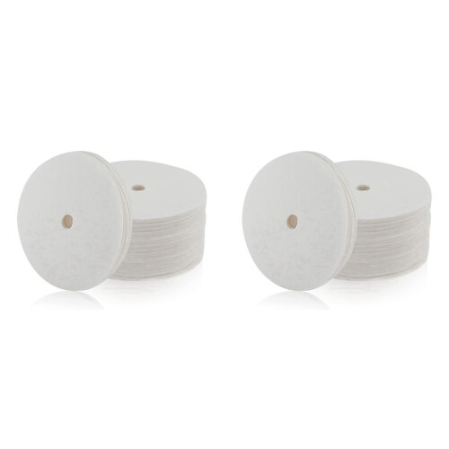 800 St Oblekt Perkolatorkaffefilter, 3,75 IngåNgsfilter för Kaffepapper, Diskkaffefilter Vitt