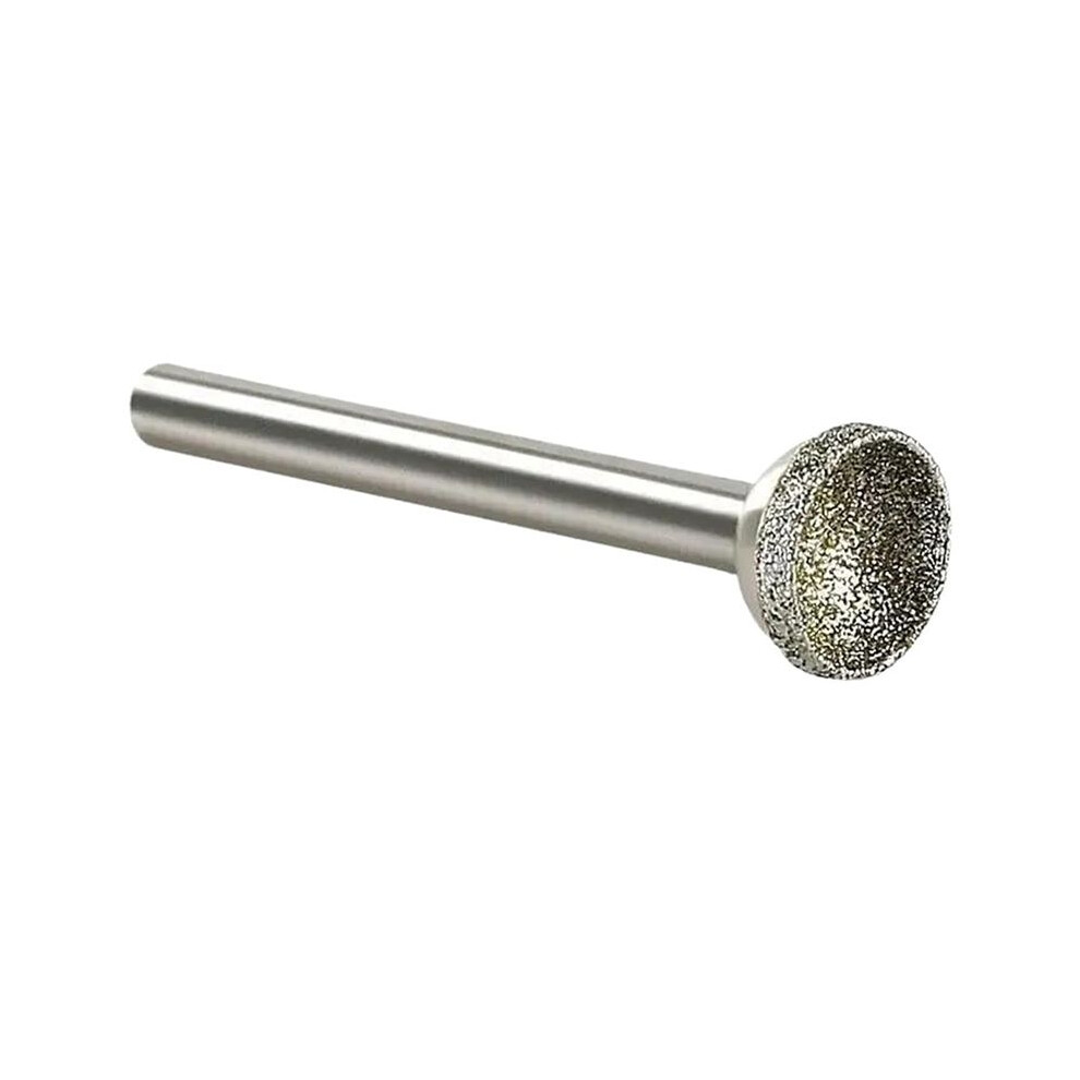 1Pcs Diamond Mounted Point 10-25Mm Spherical Concave For Jade Amber Stone Beeswax Grinding 6X16mm 4713943058187