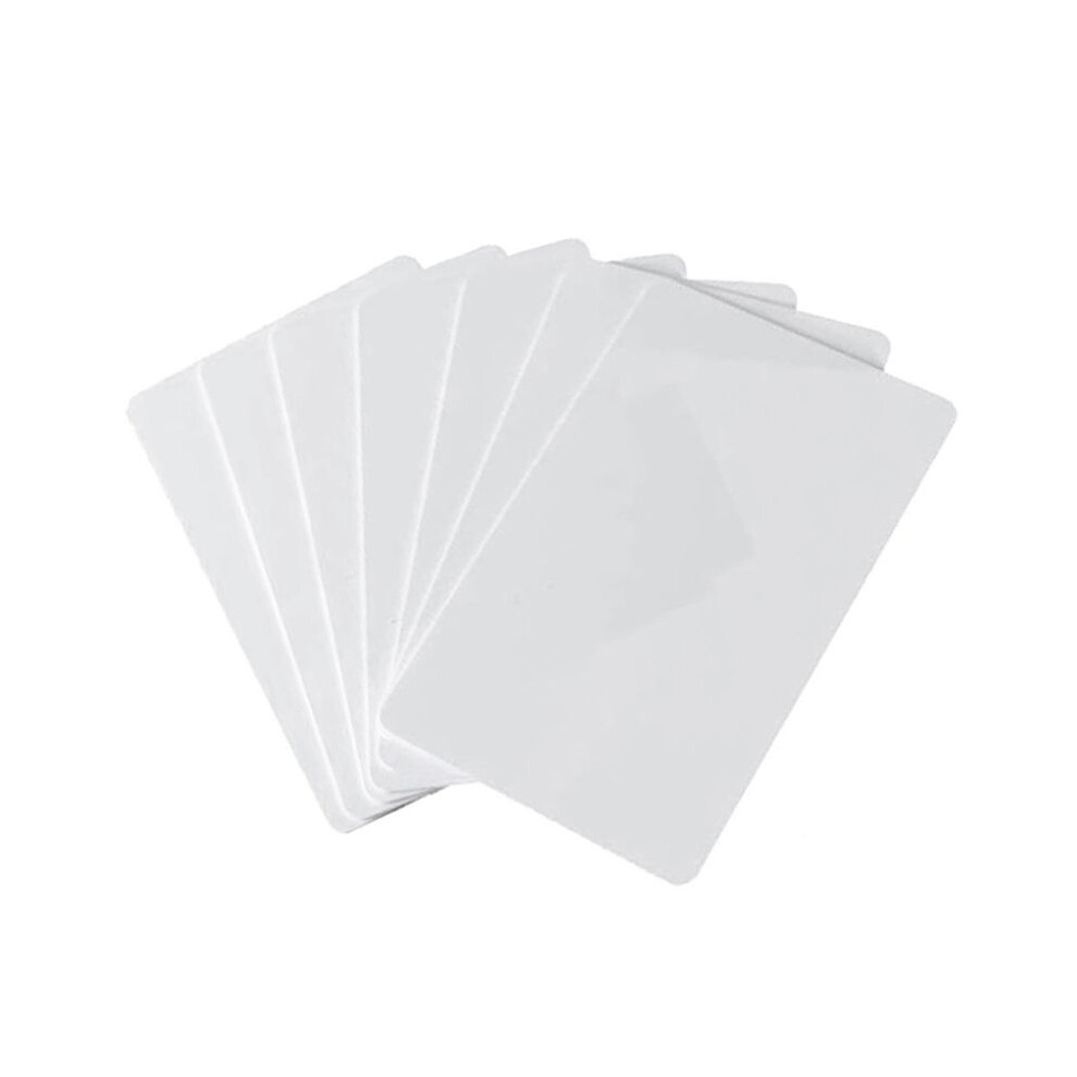 50Pcs 13.56Mhz White Card Ic Card Contactless Ic Card Access Card Attendance Card Proximity Card Compatible S50 4713630048729