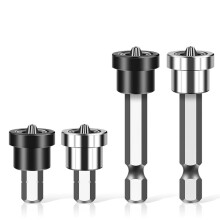 4PCS Magnetic Positioning for Gypsum Board Pneumatic Screw Positioner Electric Sleeve Drill Bit