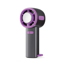 100-Gears Wind Speed Turbo Fan Handheld Portable Semiconductor Ice Cold Fan Cooling Digital Display Fans B