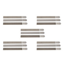 15Pc GitarrnöTsfiler Fret Crowning Slot Filing Luthier Reparationsverktygssats för GitarrsträNginstrument